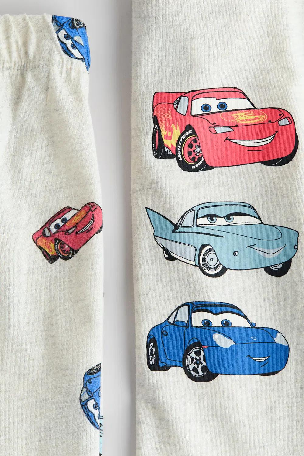 Пижама из набивного хлопка H&M, Hellbeigemeliert/Autos — фото 2