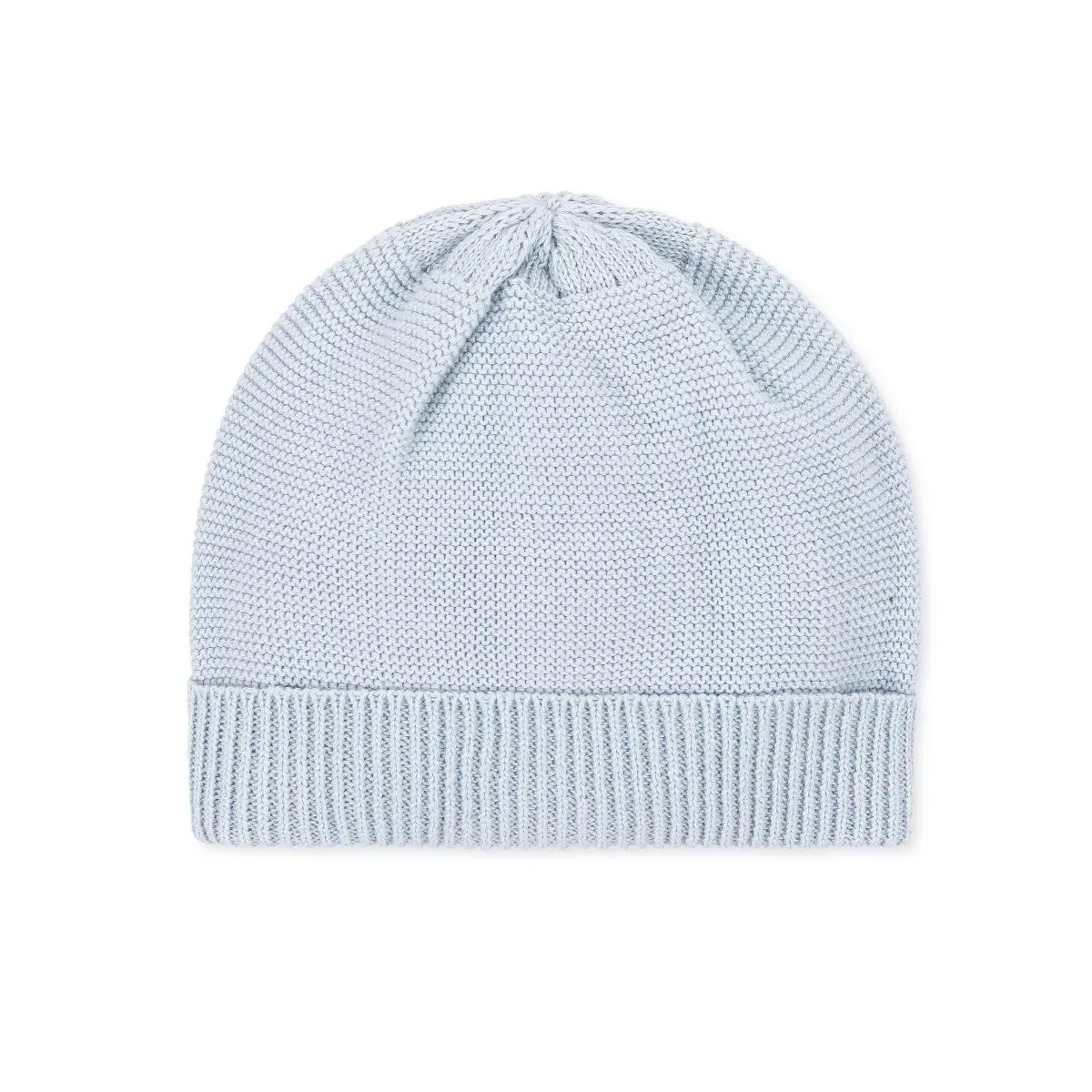 Детский комплект шапка и пинетки с принтом Cable Hope & Henry, Airy Blue Beanie Set — фото 2
