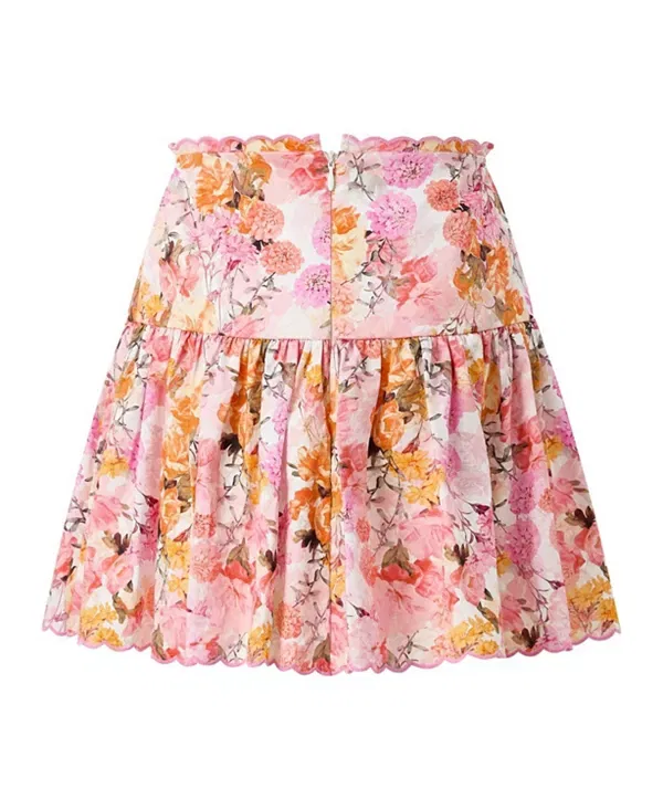 Детская юбка для девочек с принтом Alessia Floral Marlo Kids, Floral — фото 2