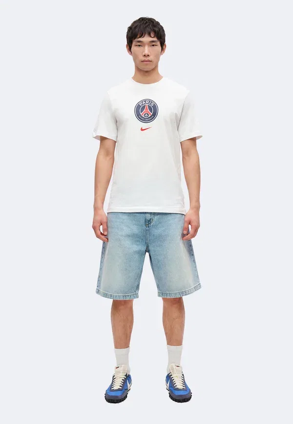 Футболка с принтом Paris Saint-germain Crest Tee, Nike Performance, белый — фото 2