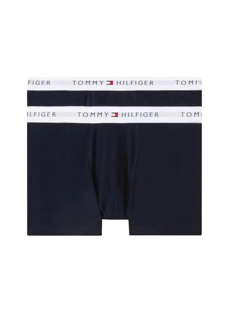 Трусы-боксеры хлопковые комплект 2 шт. Tommy Hilfiger, синий