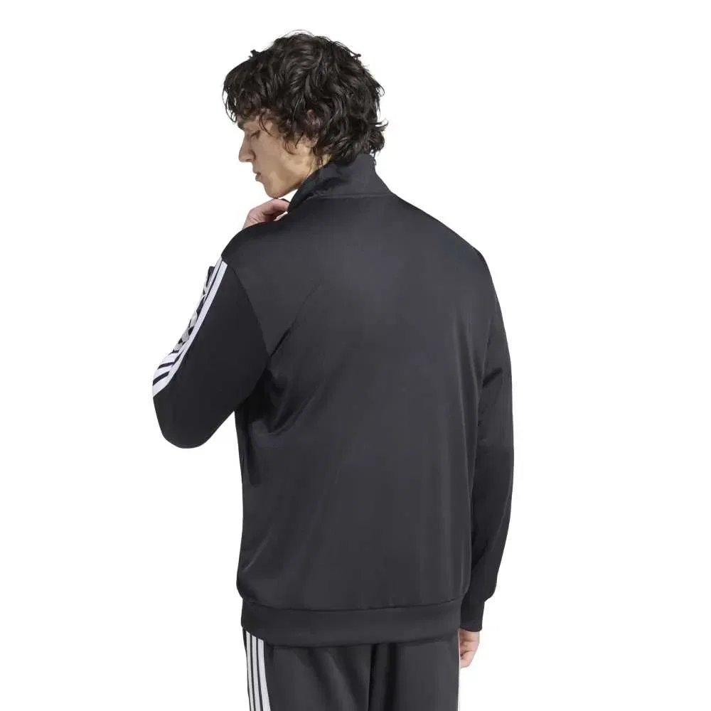 Мужской свитшот с полной застежкой-молнией Adidas Juventus Turin DNA, Black — фото 2
