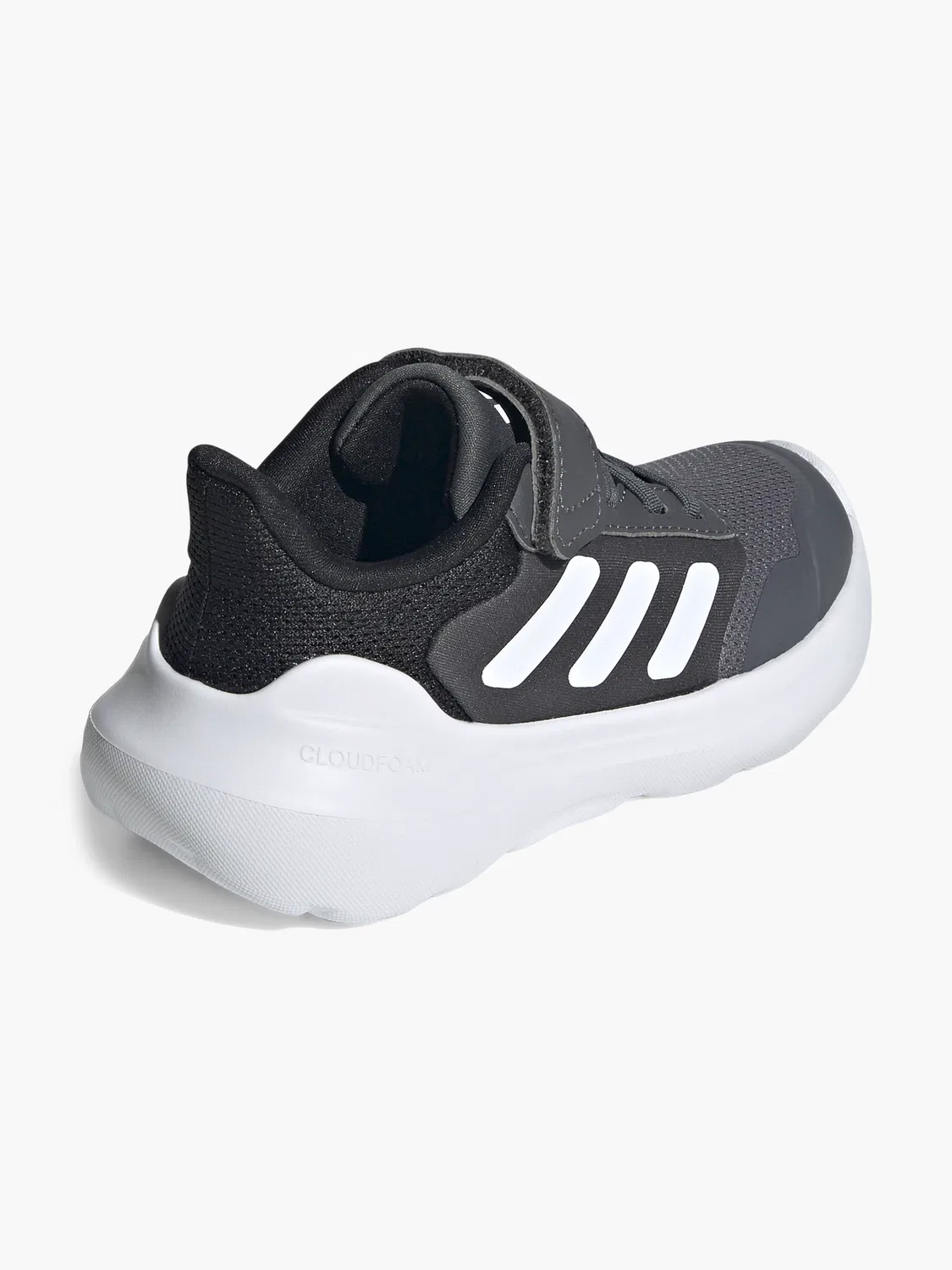 Кроссовки для мальчиков на шнуровке и липучке Adidas TENSAUR RUN 3.0 EL C, серый — фото 4