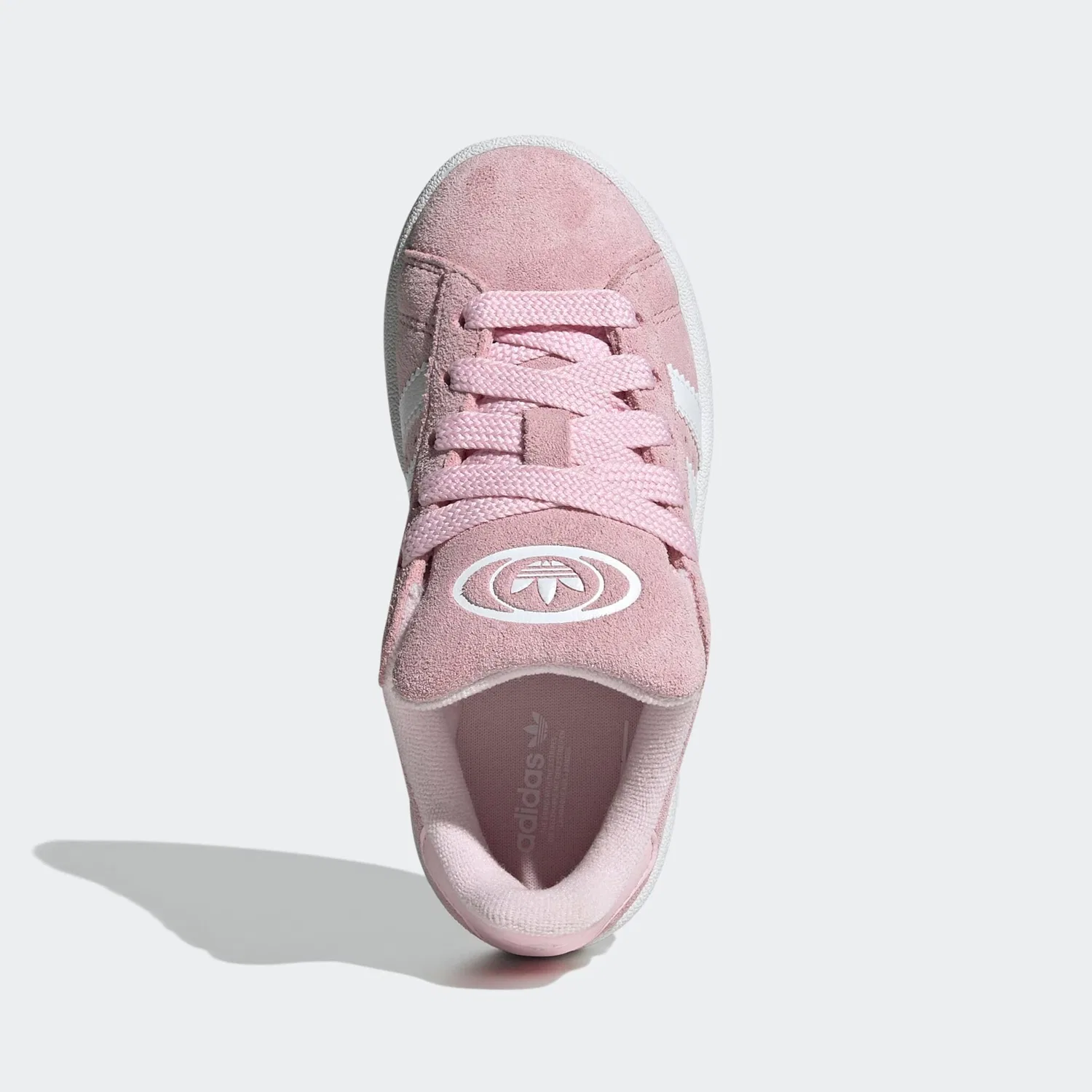 Детские кроссовки с тремя полосками Adidas Originals, Clear Pink/White/Gum — фото 4