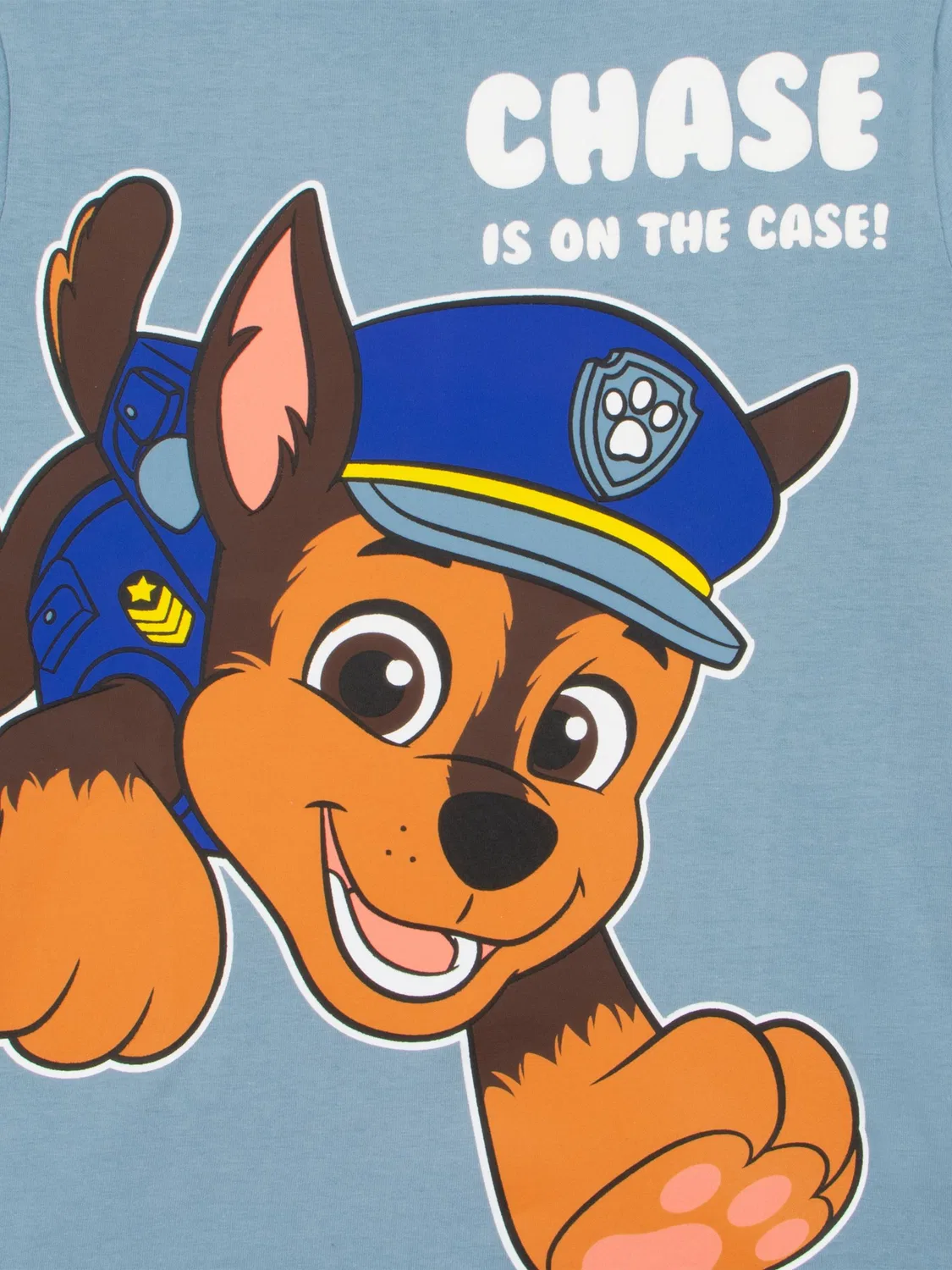 Футболка с длинным рукавом PAW Patrol Chase Character, синяя — фото 3