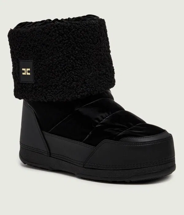 Детские сапоги для девочек на меху Shearling Elisabetta Franchi, черный