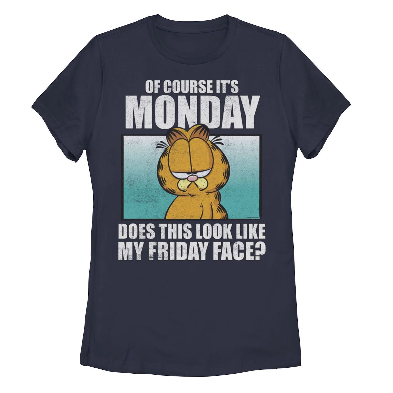 

Футболка с рисунком Garfield Monday для юниоров Licensed Character