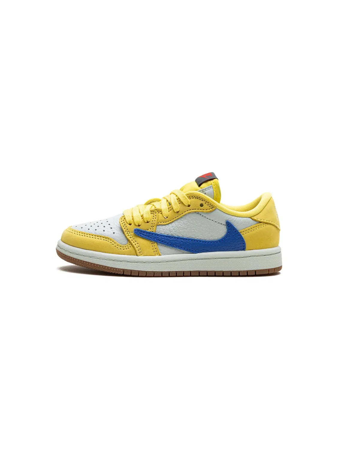 Кроссовки Travis Scott Air Jordan 1 Retro Low OG SP "Canary", желтый — фото 2