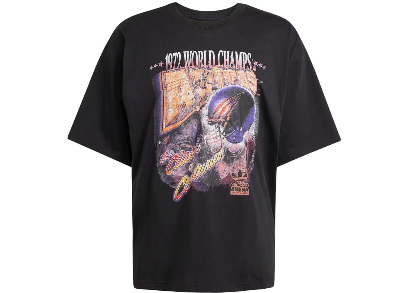 Детская футболка с принтом Adilenium Season 3 Fan Tee Adidas, Black