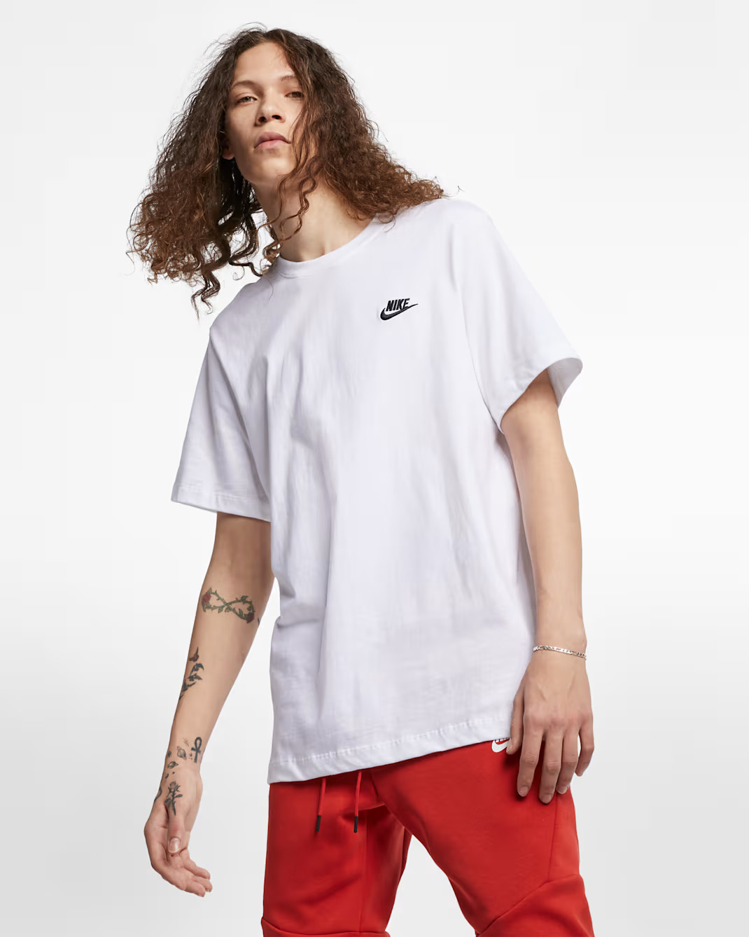 Комплект футболок Nike Sportswear Club, 2 предмета, белый — фото 2