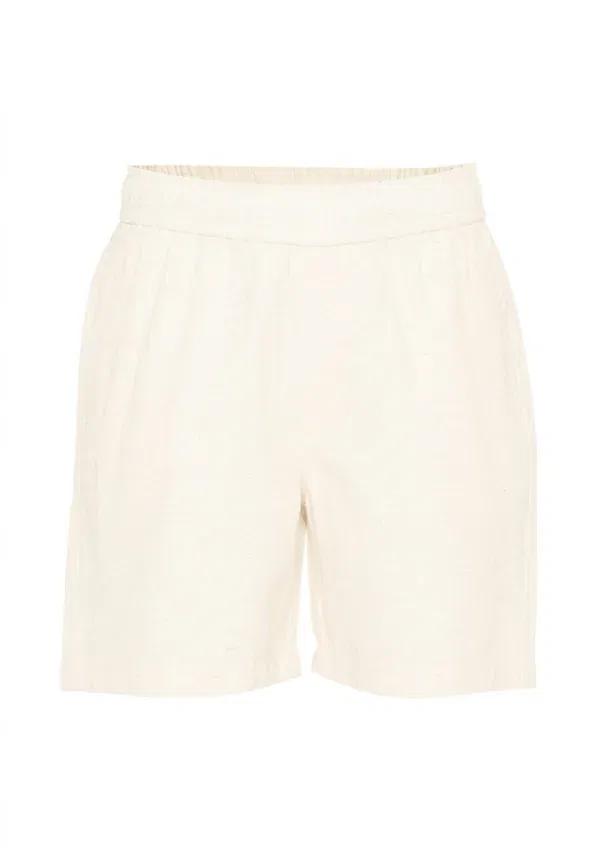 Шорты однотонные Shorts Tru Trussardi Junior, ivory, слоновая кость