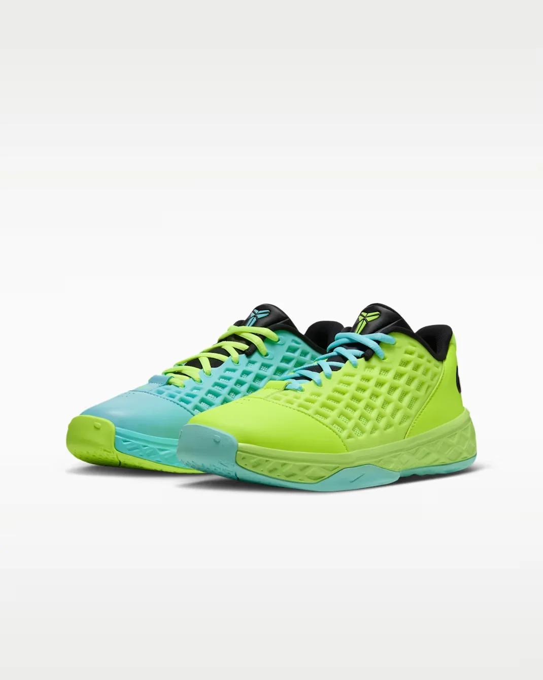 Кроссовки детские Nike Kobe III Low, зеленый — фото 4