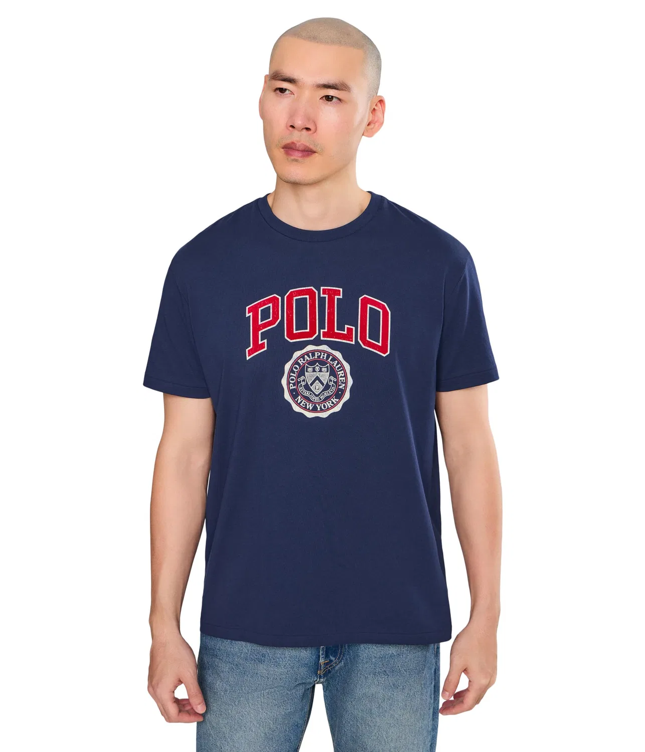 Классическая футболка с логотипом Polo Ralph Lauren, Newport Navy