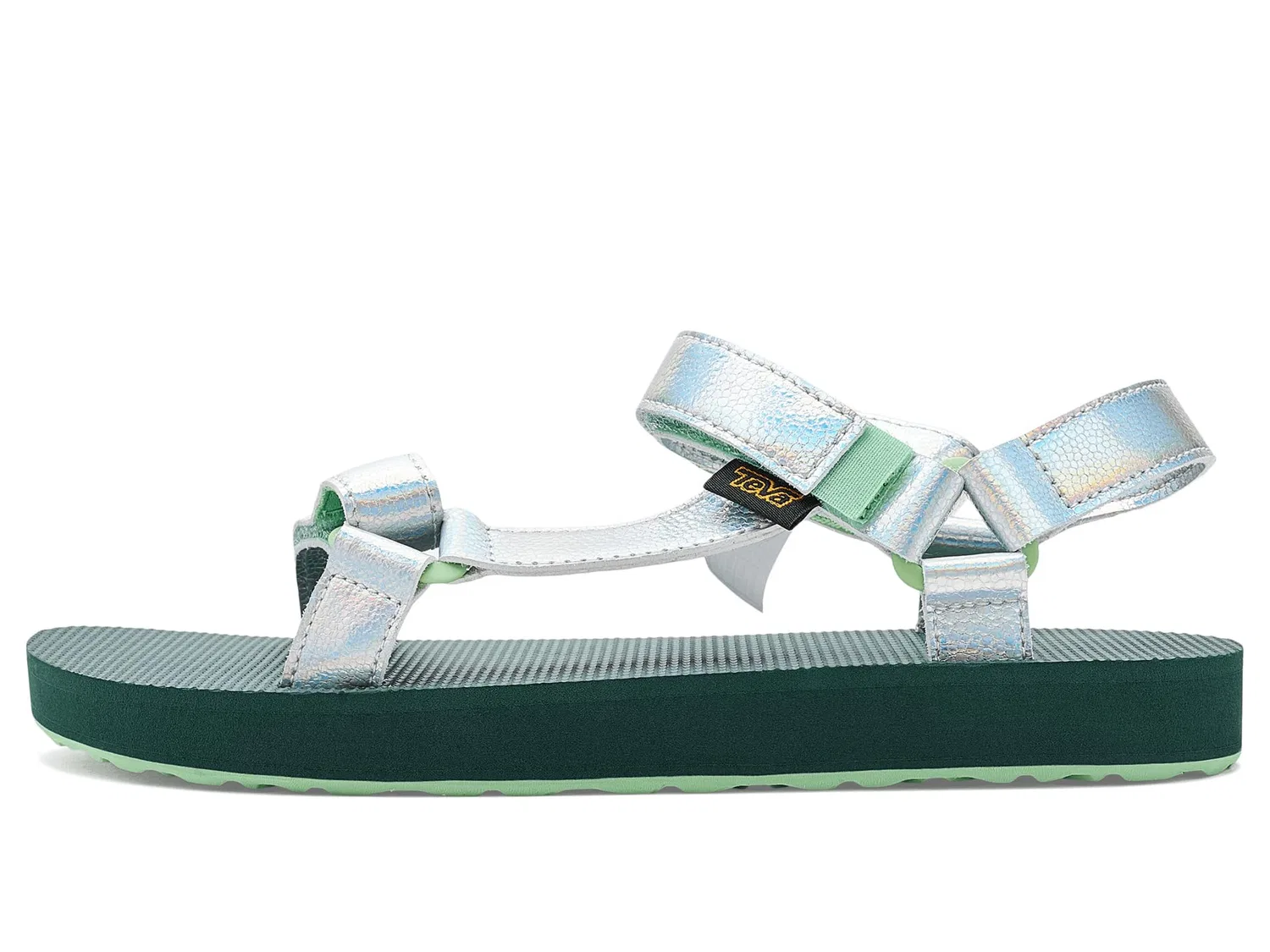 Детские спортивные сандалии для мальчиков с регулировкой Original Universal Teva, Shine Quiet Green — фото 4