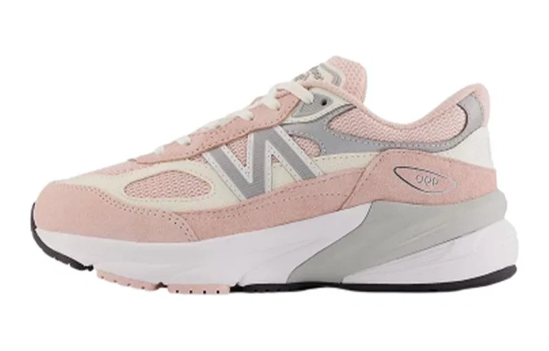 Детские кроссовки для мальчиков и девочек с широкой колодкой New Balance, Pink White