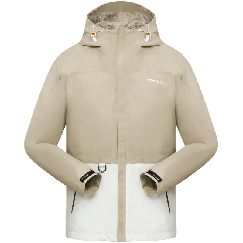 Детская ветровка с длинным рукавом TOREAD, Dark Khaki/White