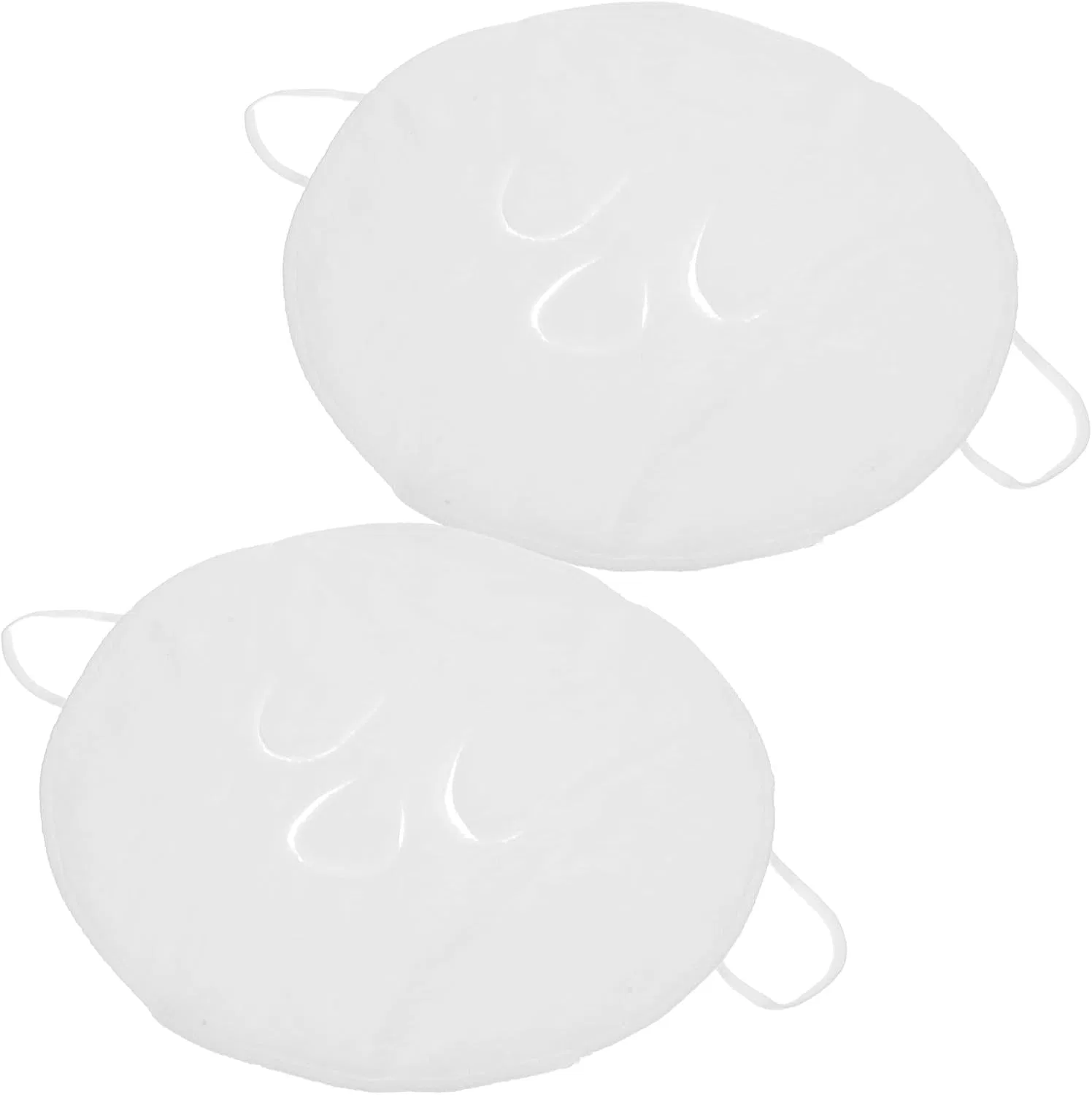 Тканевая маска для лица из кораллового флиса, 2 шт, Белая Generisch