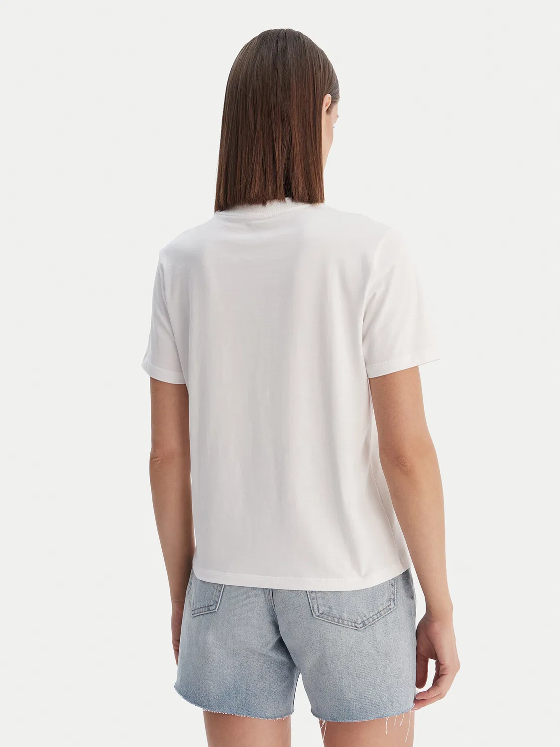 Женская футболка классического кроя Yaa Calvin Klein, белый — фото 3