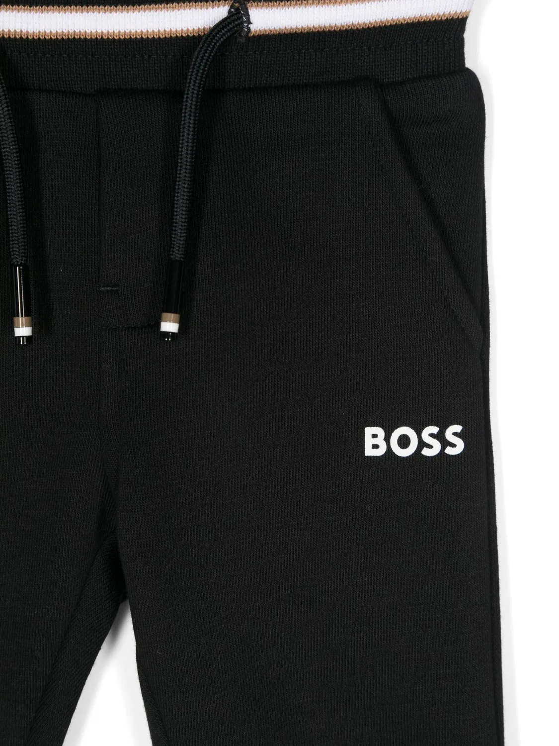 Спортивные штаны с логотипом BOSS, черный — фото 2