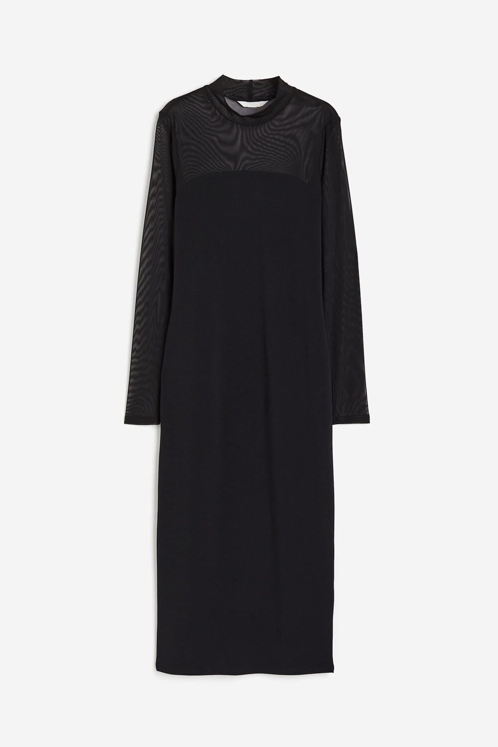 

Платье H&M Stand-up Collar, черный