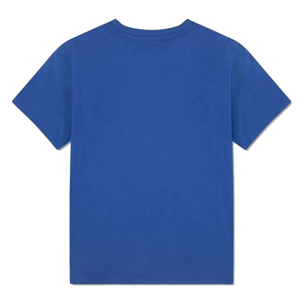 Детская футболка с коротким рукавом Lacoste kids, Blue — фото 2
