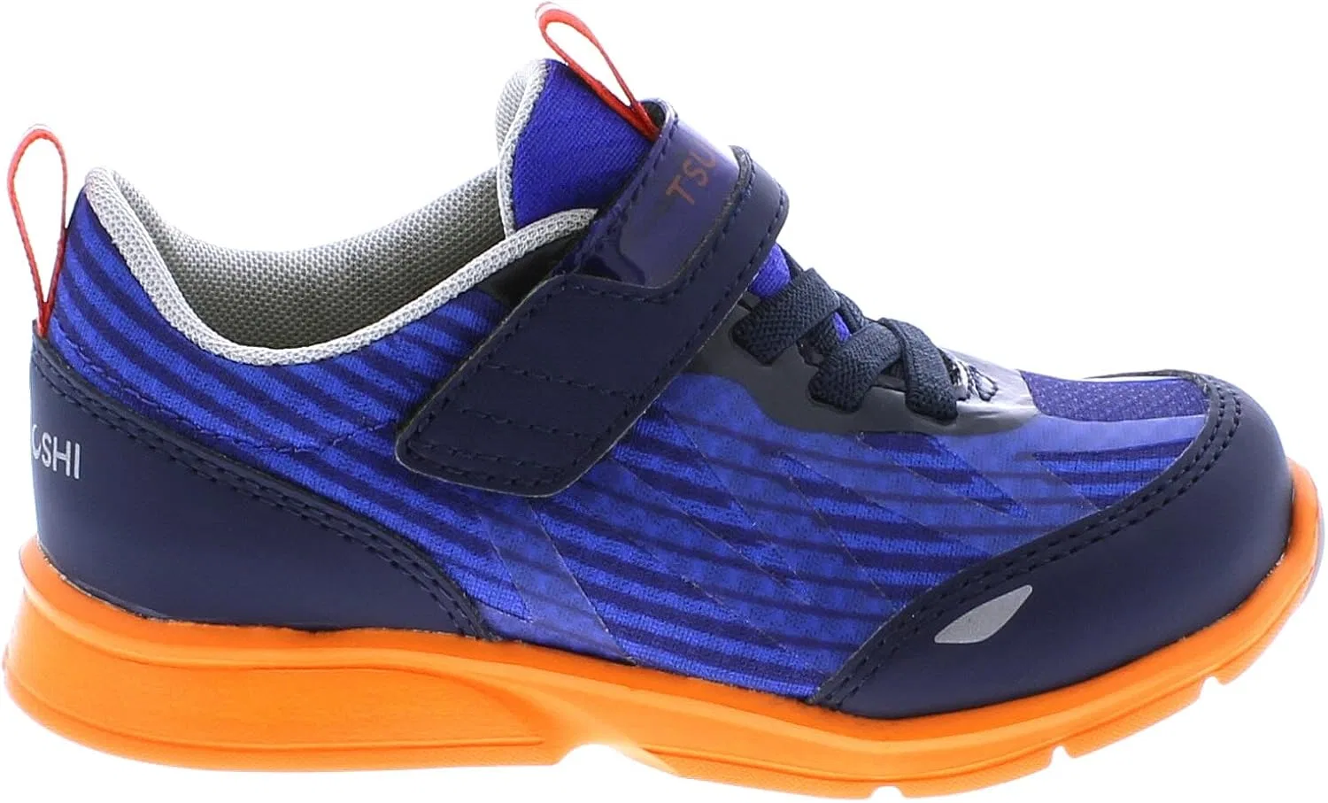 Детские кроссовки с принтом TSUKIHOSHI Jet, Blue/Orange