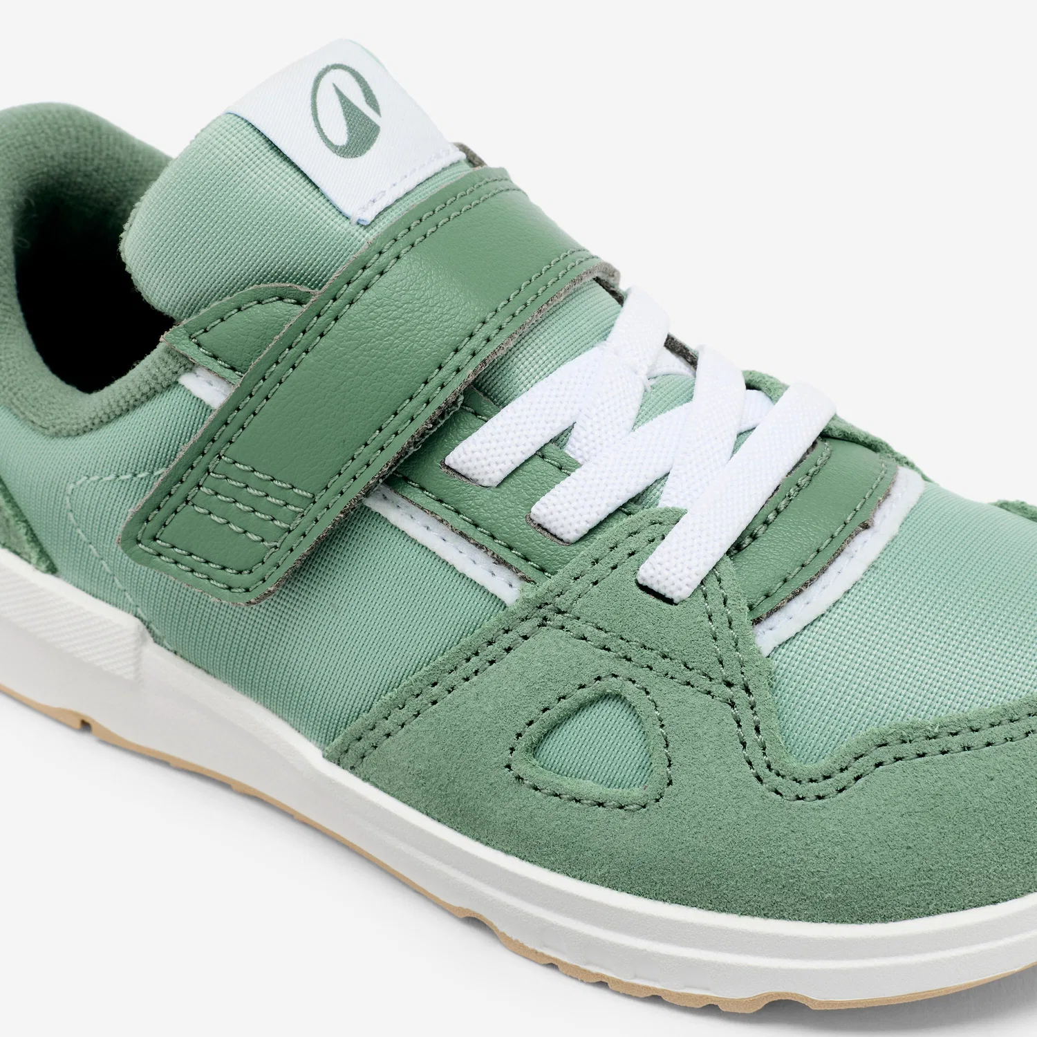 Детские ботинки для бега Stepper Leather Decathlon, Цвет Eisgrun — фото 2