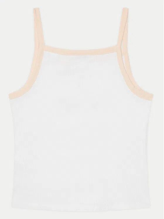 Майка slim fit Guess, белый — фото 2