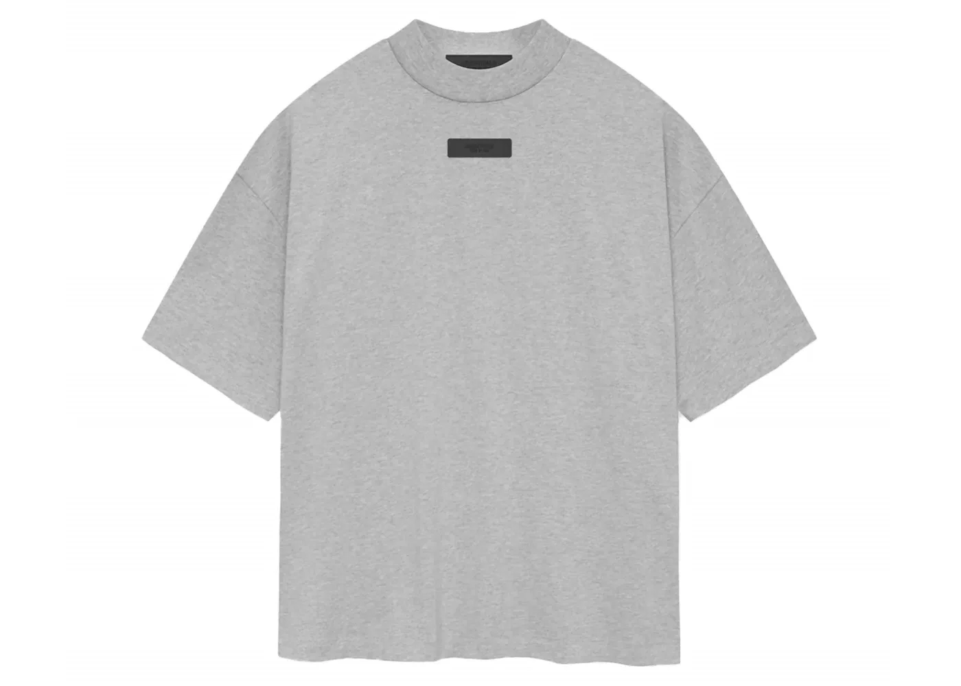Мужская футболка с длинным рукавом Fear of God Essentials Core Collection Crewneck T-Shirt, Light Heather Grey