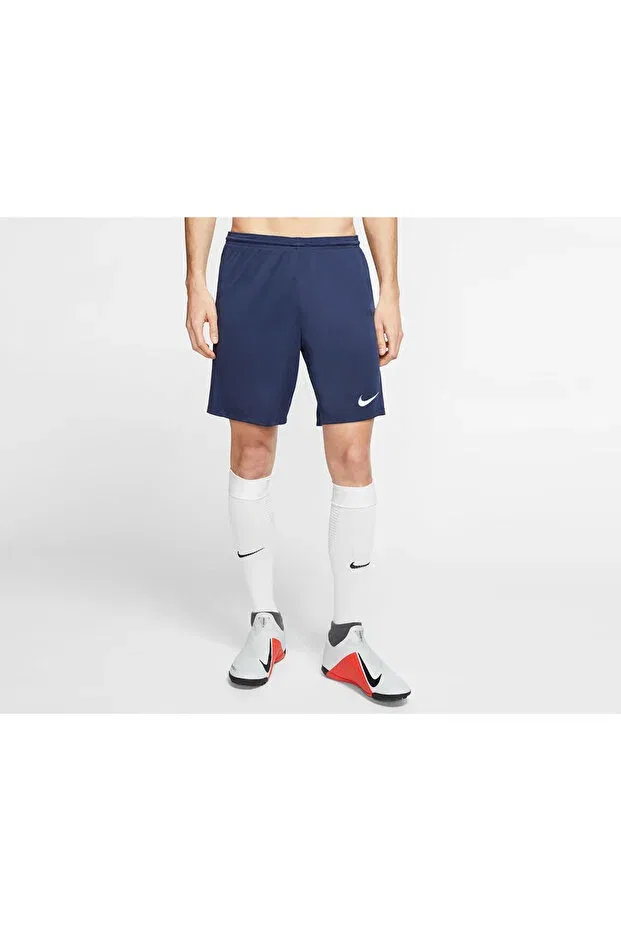 Мужские спортивные шорты с принтом Nike, Navy Blue — фото 4