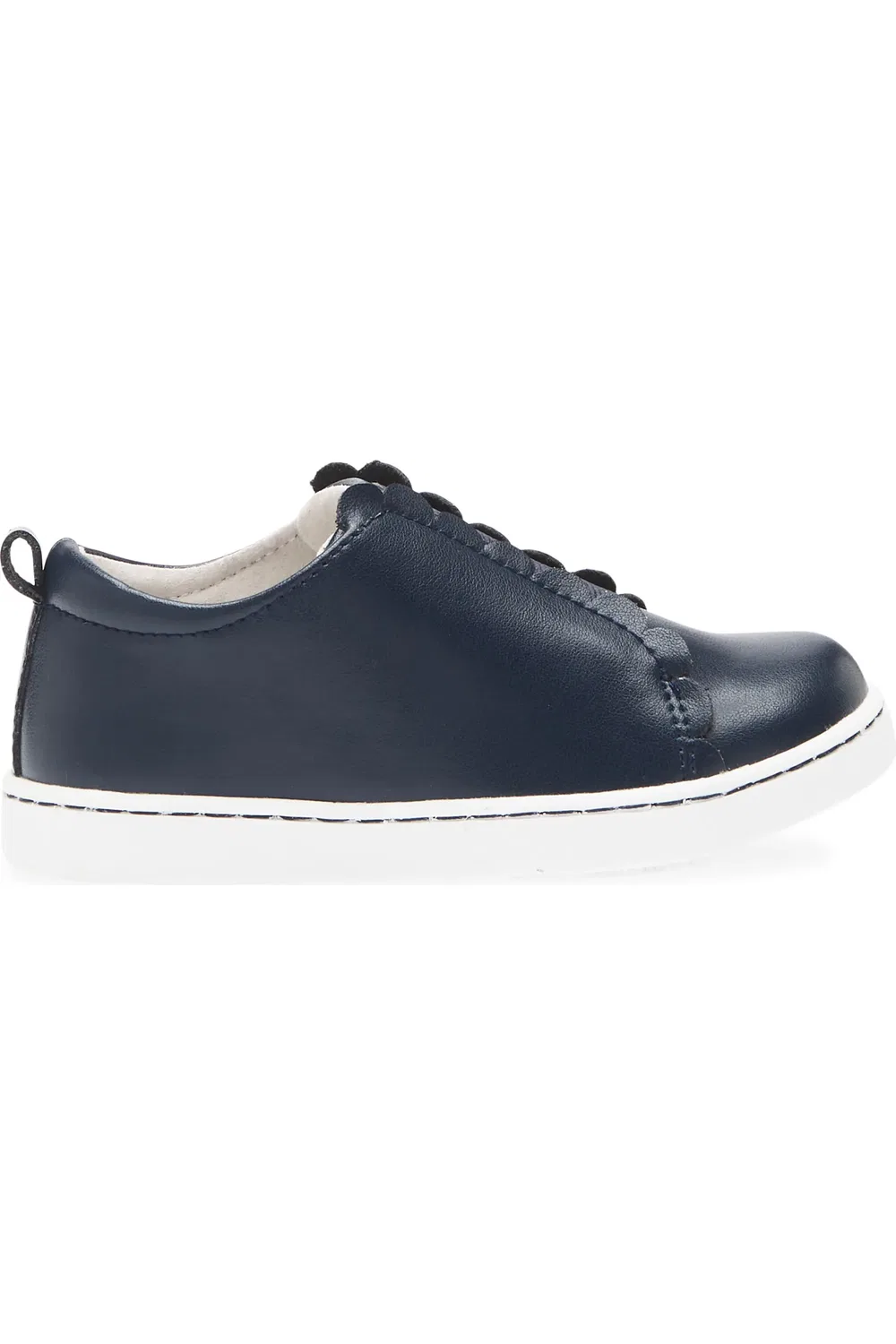 Детские кеды slip-on с отделкой гребешком Phoebe L'AMOUR, темно синий — фото 3