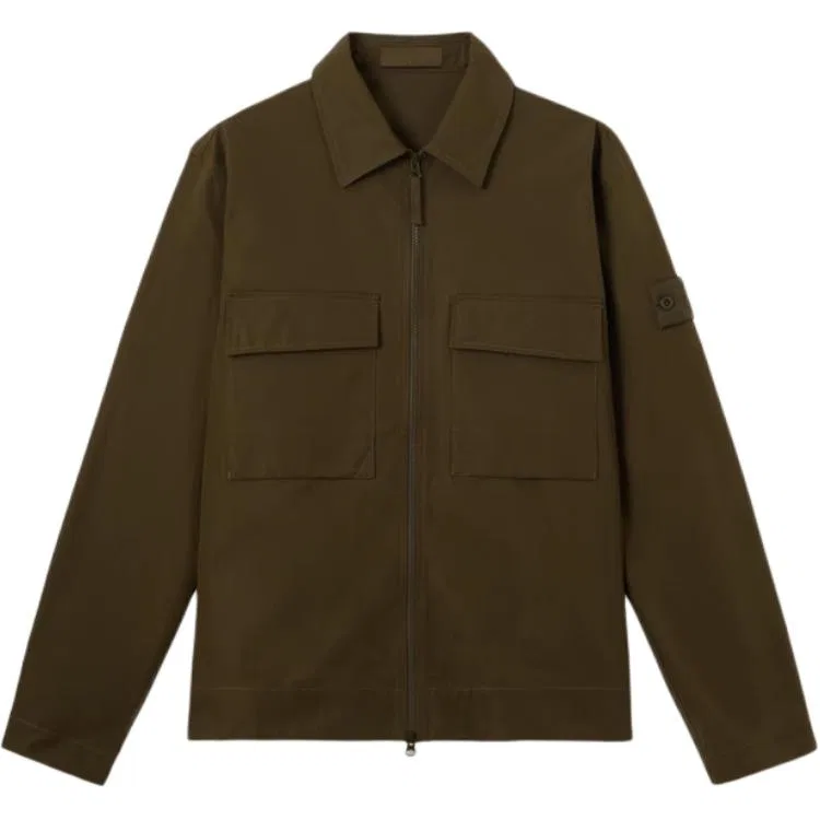 Мужская куртка с лацканами прямого кроя Ghost Jackets Stone Island