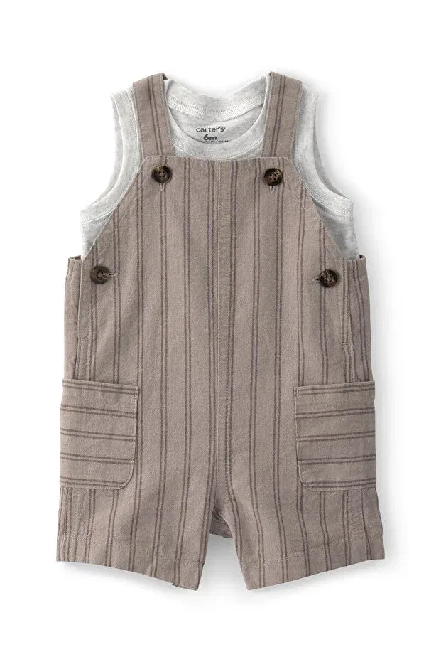 Детский комбинезон для мальчиков хлопковый Carter'S, Brown