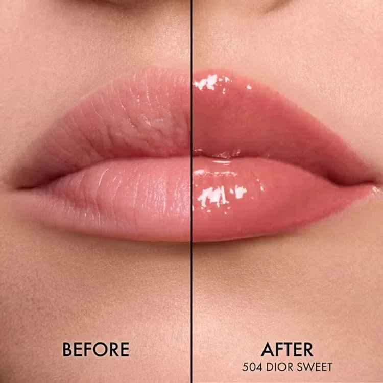 Блеск для губ в стике с эффектом зеркального блеска Addict Glass Lipstick DIOR, 504 Dior Sweet — фото 2