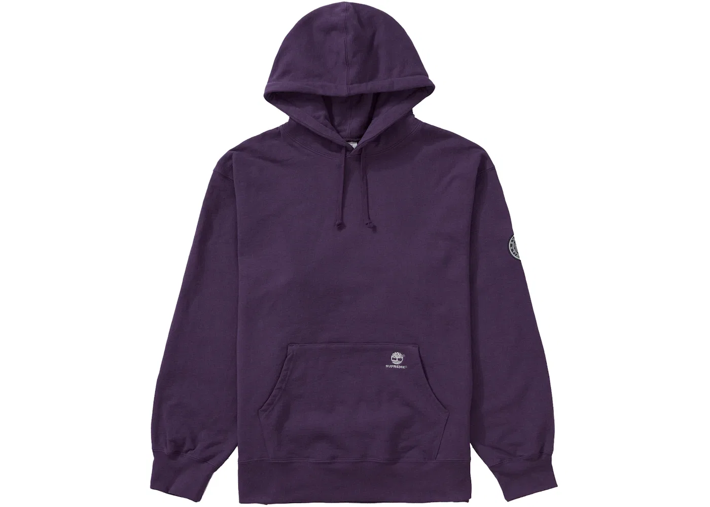 Мужской худи с принтом Supreme Timberland, Dusty Purple — фото 2