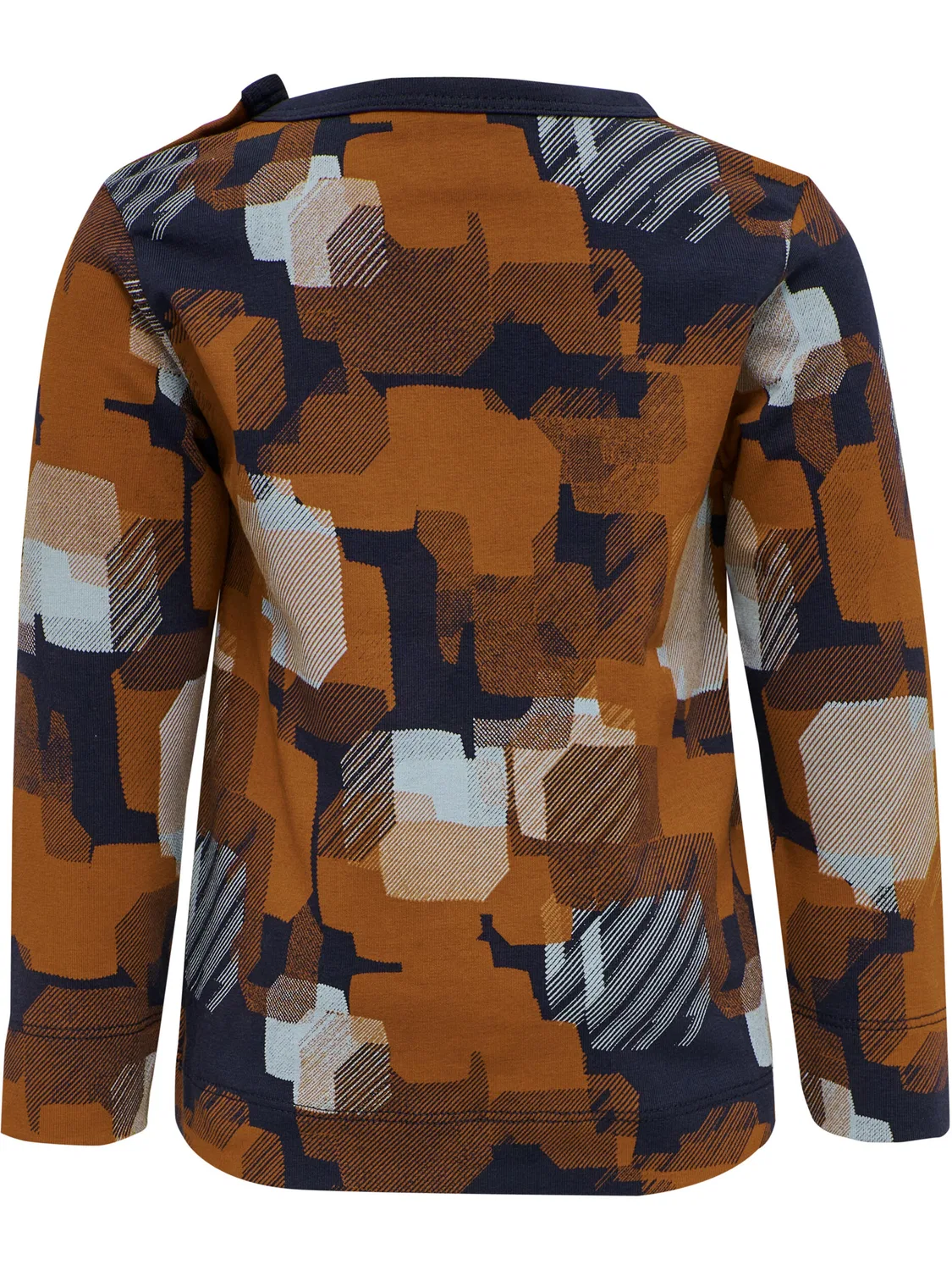 Детская футболка с длинным рукавом Hmlbuddy Lifestyle Hummel, Schwarz Dunkelblau — фото 2