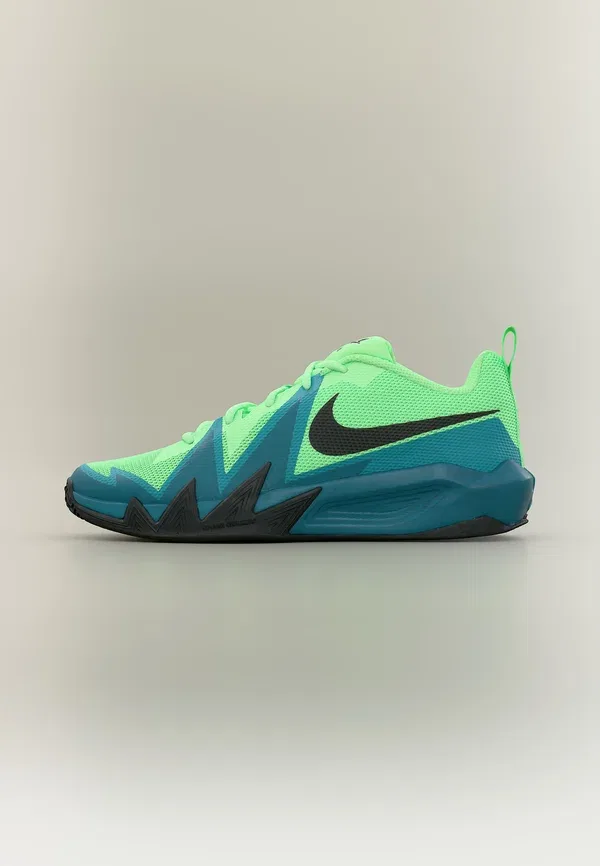 Кроссовки баскетбольные с дышащей сеткой Dynamite Nike Performance Illusion Green/Black/Bright Spruce/Energy, черный/зеленый