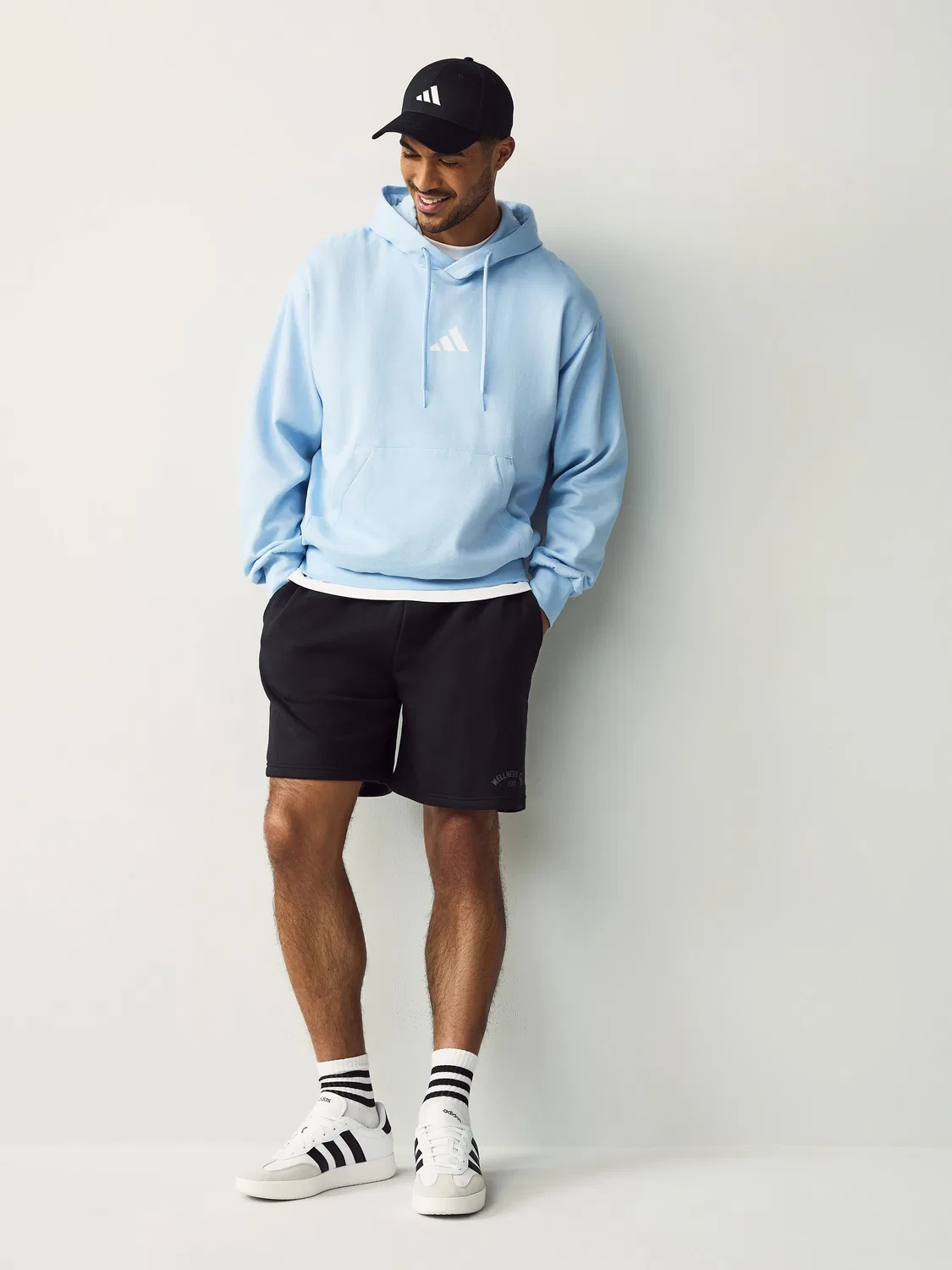 Худи, флисовая, Essentials Feelcozy adidas, синий — фото 2