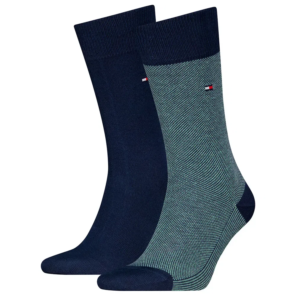 Мужские носки с узором Birdseye Tommy hilfiger, Blue