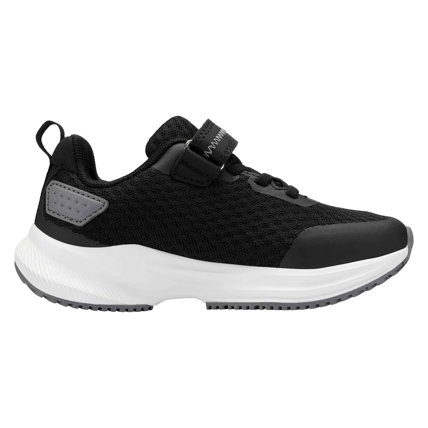 Детские кроссовки с ортопедической стелькой KangaROOS K-RDK FAM EV, Jet Black/Steel Grey — фото 3