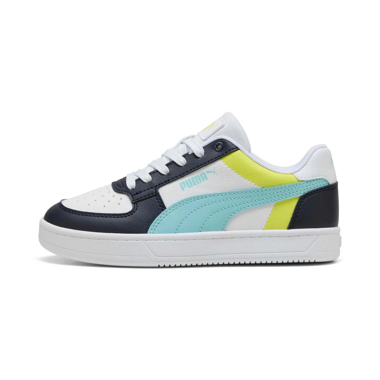 Детские кроссовки для мальчиков Caven Junior PUMA, 2 0 Block White Safe Lake New Navy