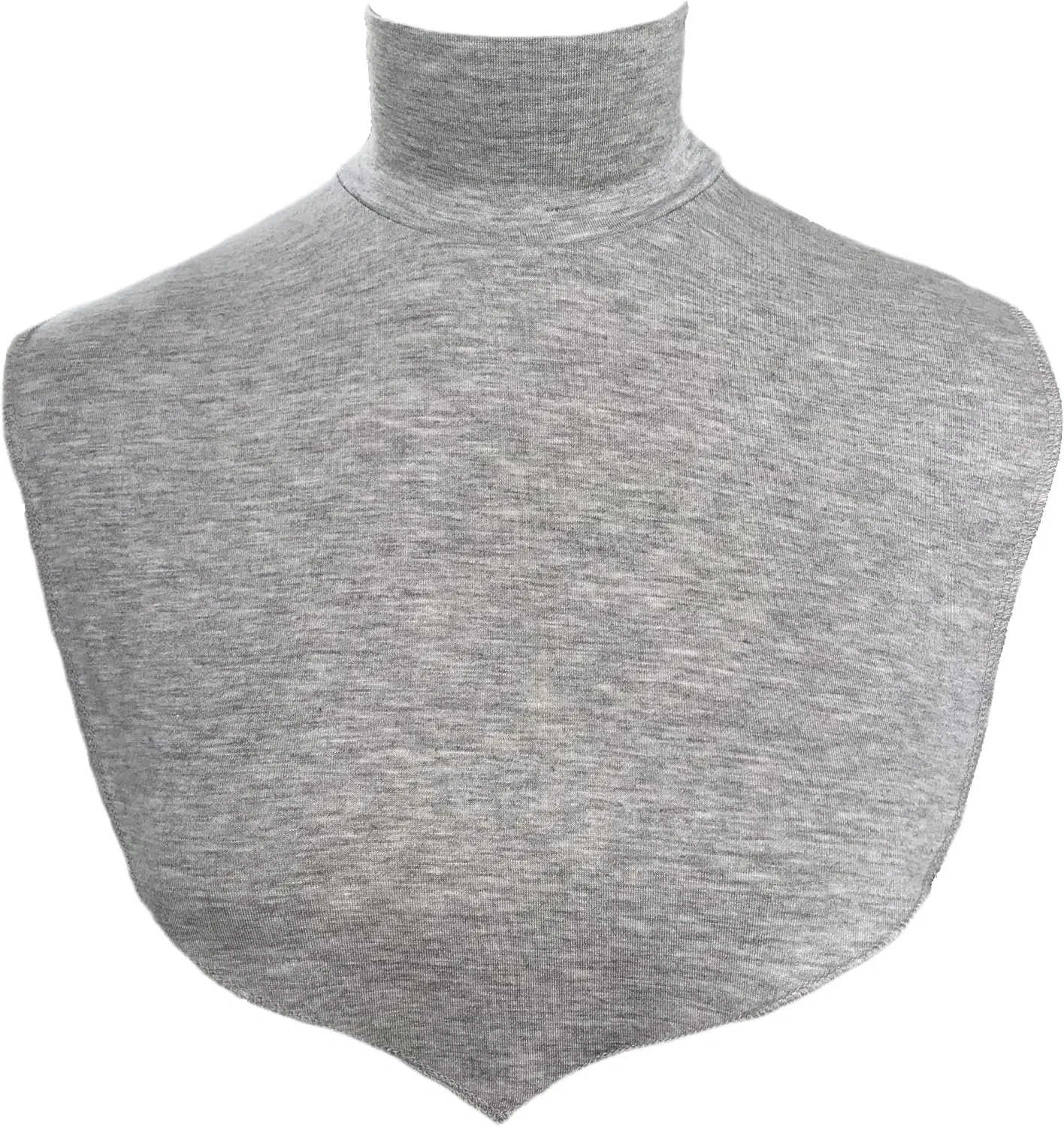 Женский воротник-манишка с имитацией водолазки AMAL, Light Gray Melange