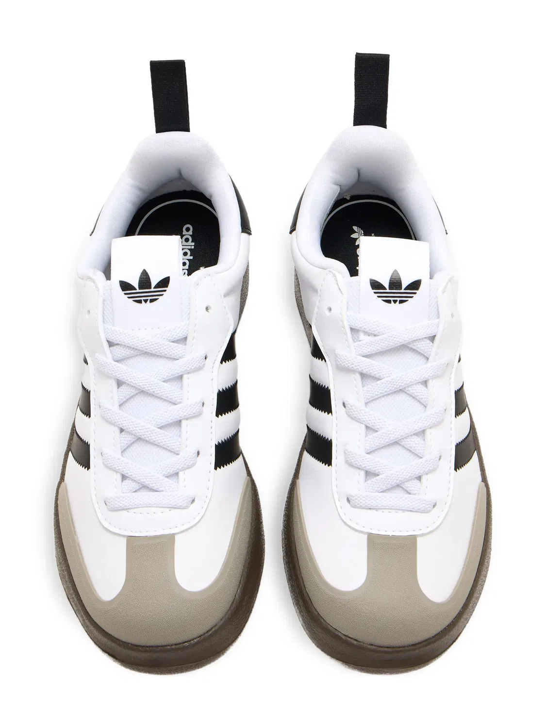 Кроссовки Samba с тремя полосками Adidas, белый — фото 4