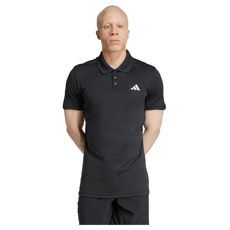 Мужская футболка-поло с принтом FreeLift Polo adidas, Черный — фото 4