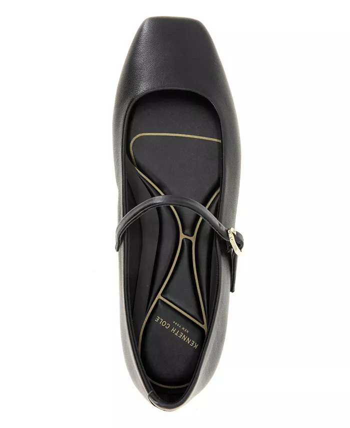 Женские балетки Jasper с квадратным носком Kenneth Cole New York, черный — фото 4