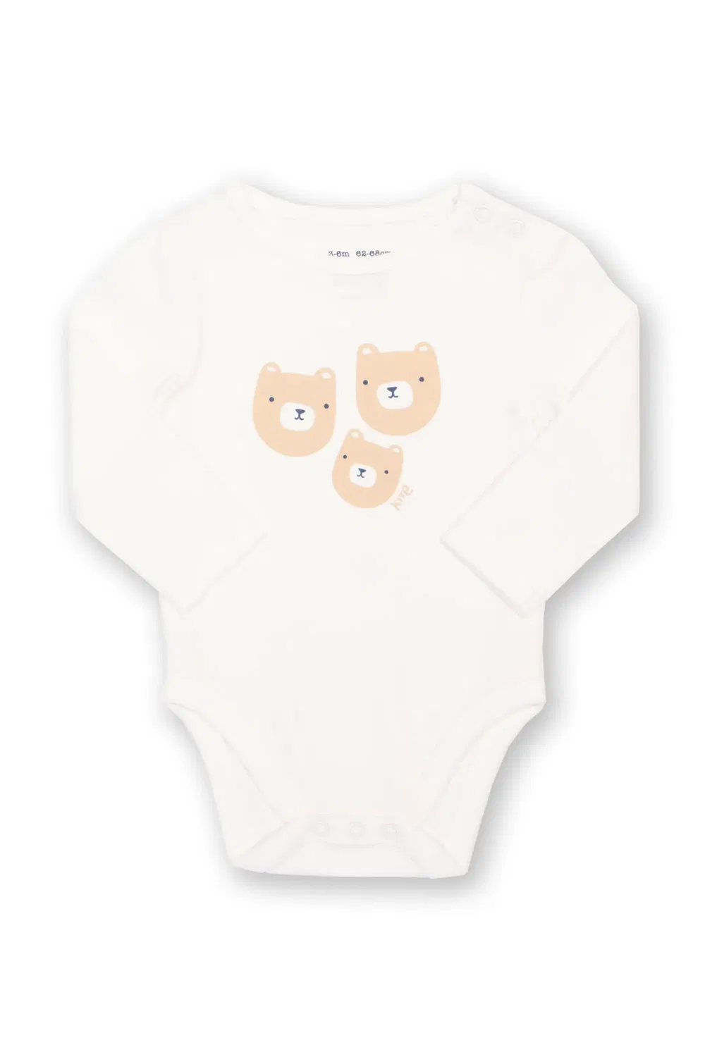 Детский боди с принтом Three Bears Kite, Cream