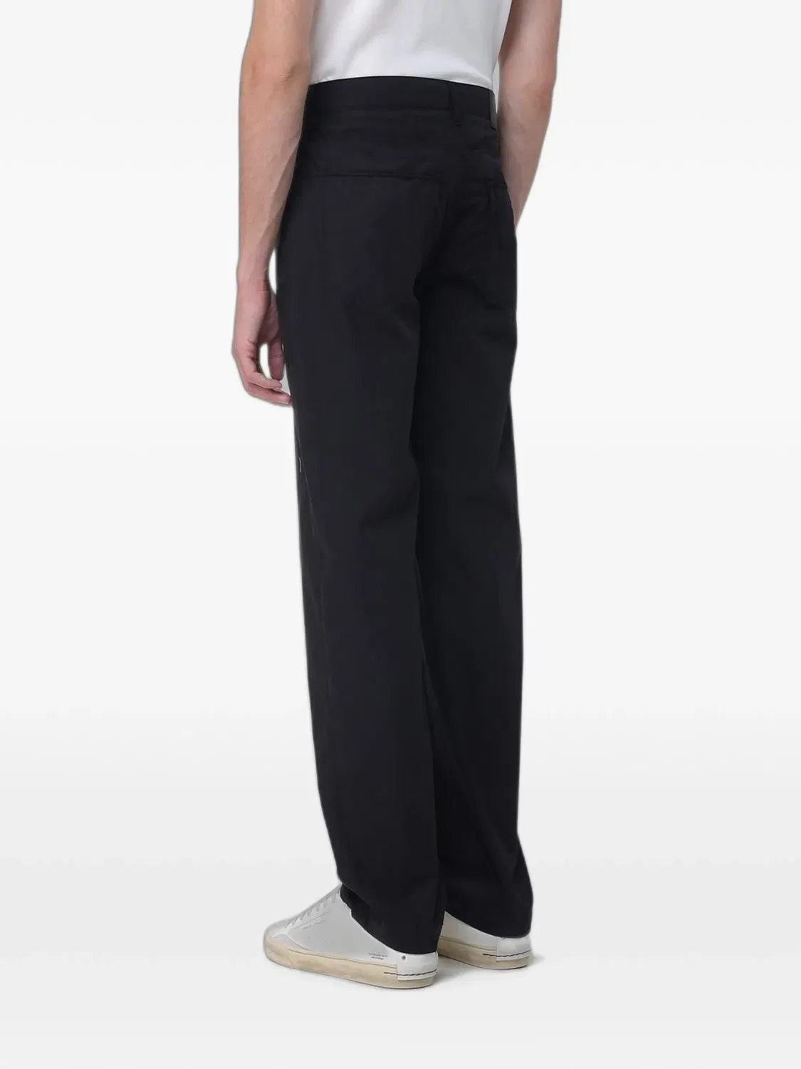 Брюки J76 хлопковые черные Emporio Armani, черный — фото 2