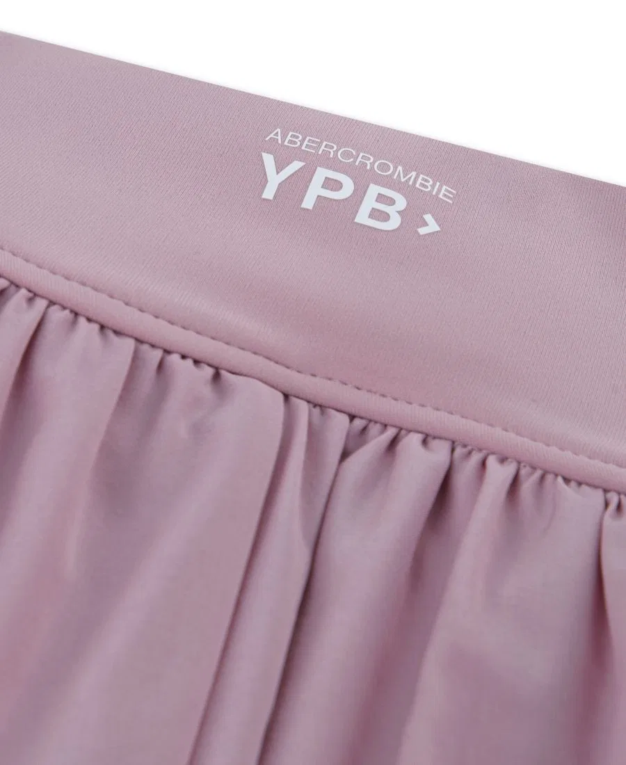 Юбка-шорты с мягким стрейч-клешем, YPB abercrombie kids, Pink Nectar — фото 3
