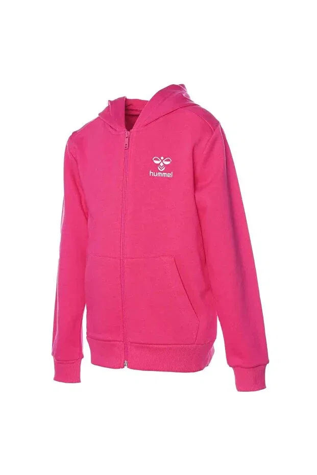 Детское худи с длинным рукавом на молнии Felisias Hummel, Pink