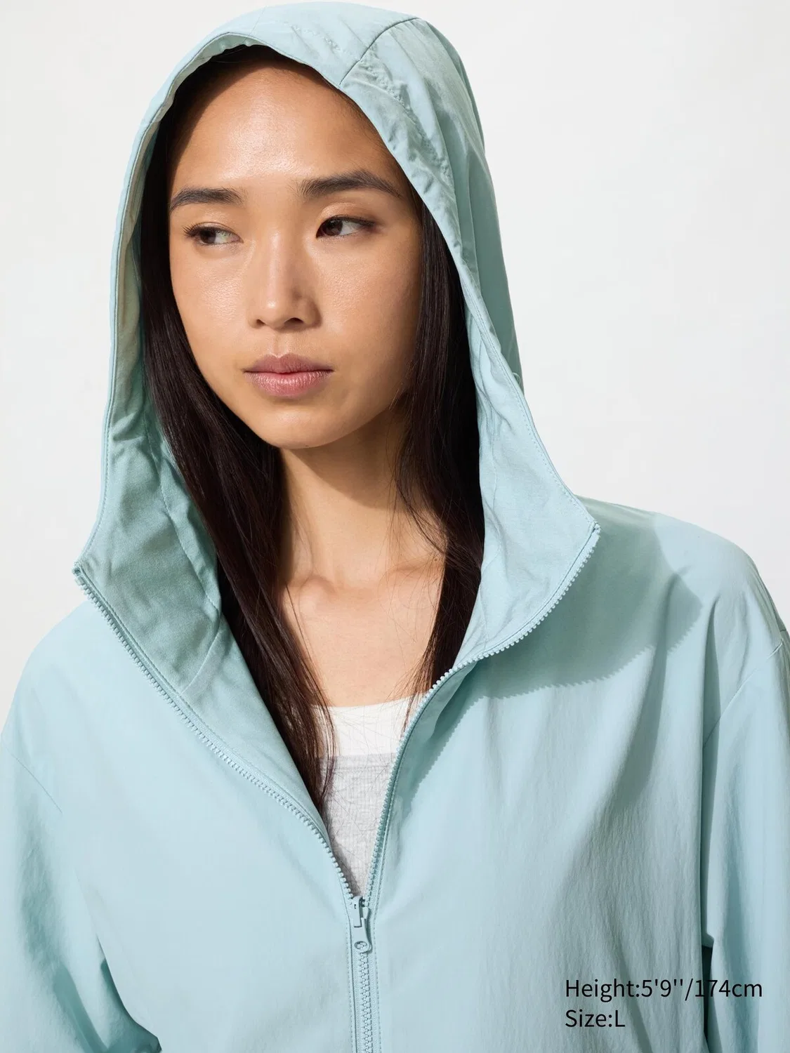 Парка Uniqlo, двусторонняя, бежевый — фото 3